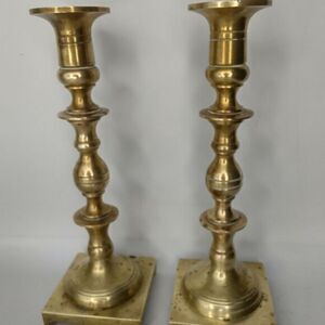 A vintage‎ pair of bras candlesticks